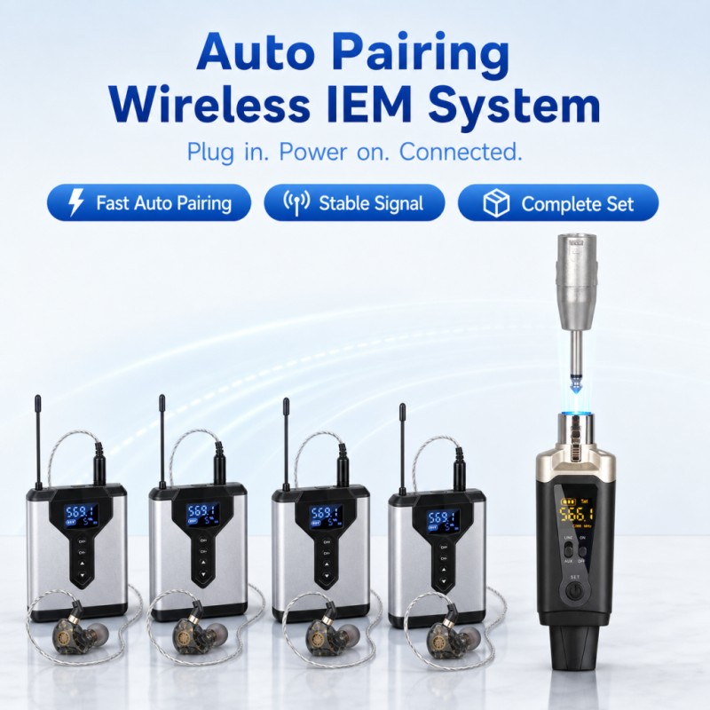In Ear Monitor Iem - Bezprzewodowy system monitoringu dźwięku do noszenia