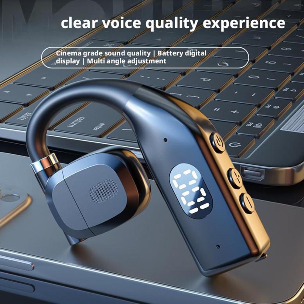 Bluetooth Headset On Ear - Bezprzewodowe słuchawki Bluetooth 5.4 z wyświetlaczem