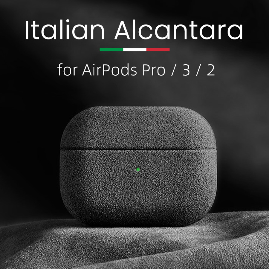 Bluetooth Headset On Ear - Etui ALCANTARA do słuchawek AirPods Pro
