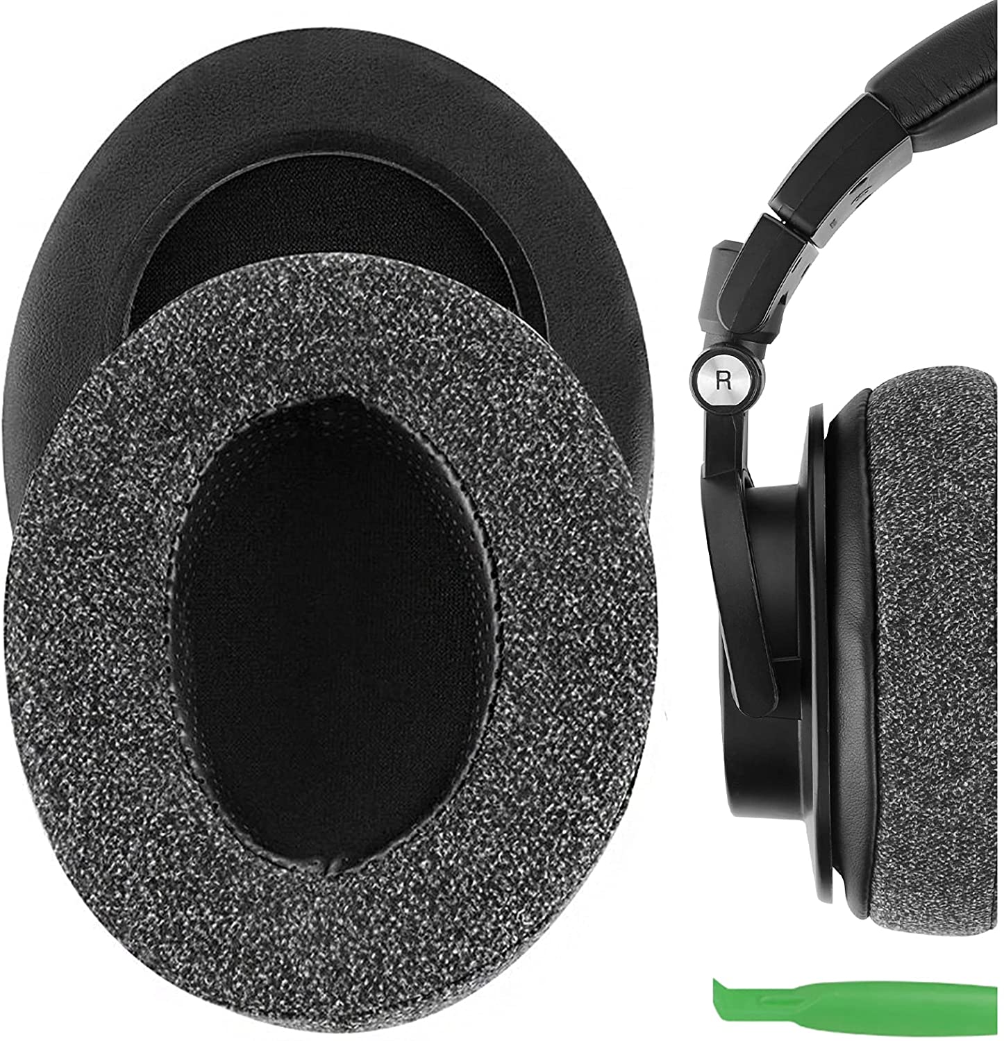 Audio Technica Headphone Ath-M20X - Wygodne, lniane nakładki na słuchawki, zamienniki