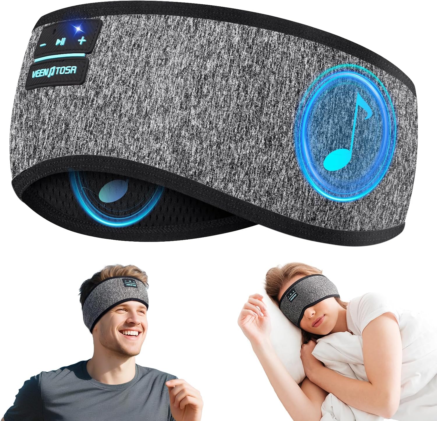 Bluetooth Headset On Ear - Słuchawki Bluetooth Sportowe do spania na