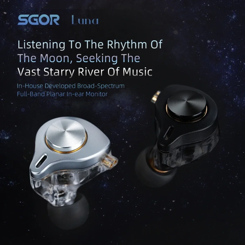 SGOR Luna 13.5MM Planar Driver – In Ear Monitor Iem recenzja i cena