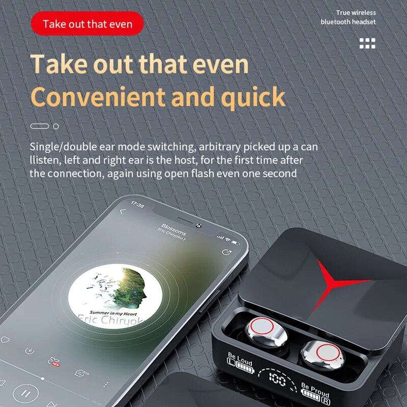 TWS M90 Pro bezprzewodowe słuc – Wireless Earbuds Tws recenzja i cena