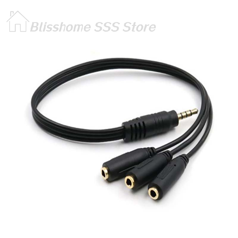 【S】Rozdzielacz audio 3.5mm 3-p – Earphone Splitter Jack recenzja i cena