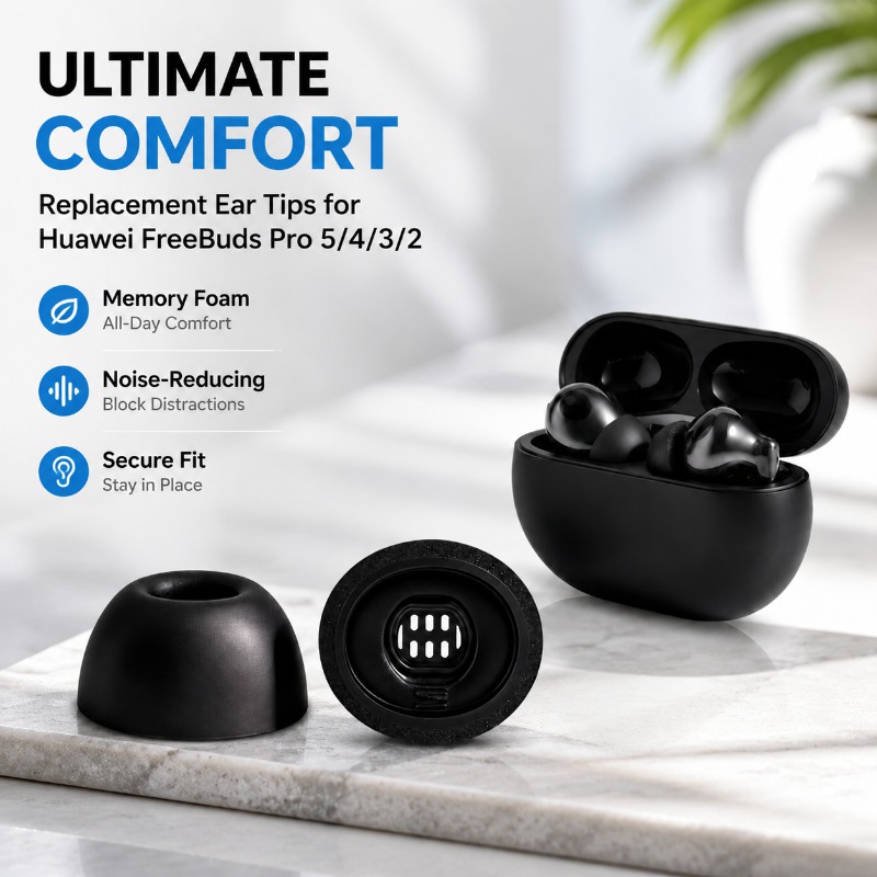 Trójwarstwowe wkładki douszne  – Earphone Foam Tip recenzja i cena